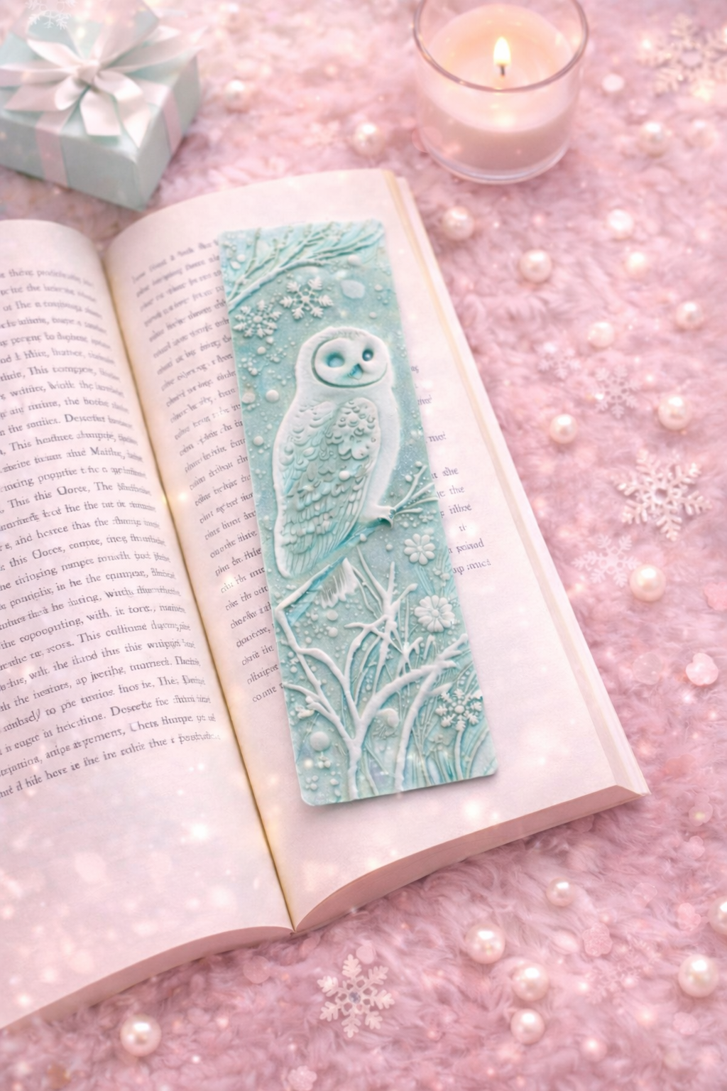 Winter Owl Bookmark | Snowy Owl Book Mark