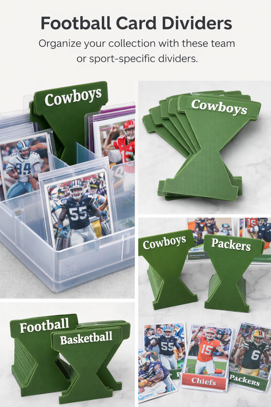 Football & Basketball Trading Card Dividers