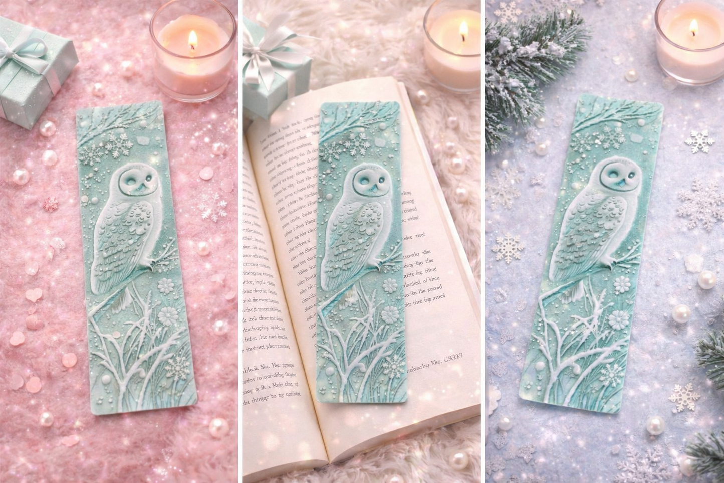 Winter Owl Bookmark | Snowy Owl Book Mark